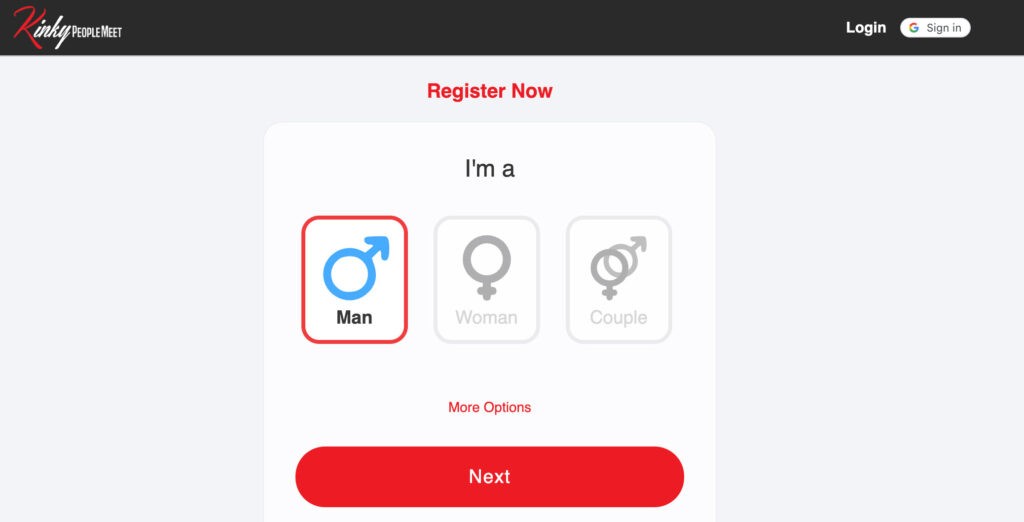 Registration Page